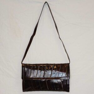Eel Skin Leather Purse
